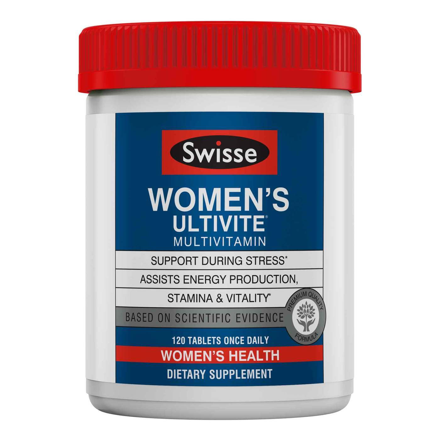 Мультивитаминный комплекс для женщин SWISSE, WOMEN'S ULTIVITE MULTIVITAMIN 120 таб